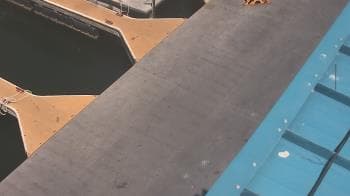 Weather camera view of Lake Powell Resorts and Marinas - Wahweap Marina.