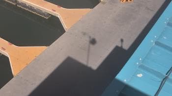 Weather camera view of Lake Powell Resorts and Marinas - Wahweap Marina.