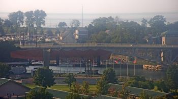 Weather camera view of Lorain Palace Theater.