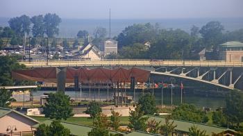 Weather camera view of Lorain Palace Theater.