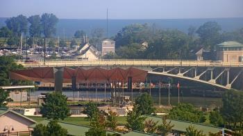 Weather camera view of Lorain Palace Theater.