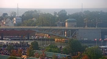 Weather camera view of Lorain Palace Theater.