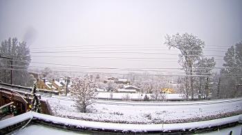 Weather camera view of Madison Public Safety Building.