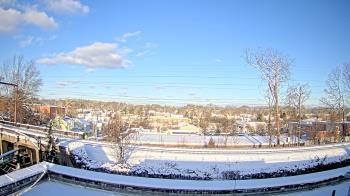 Weather camera view of Madison Public Safety Building.
