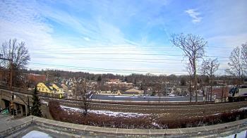 Weather camera view of Madison Public Safety Building.