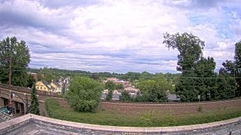 Weather camera view of Madison Public Safety Building.