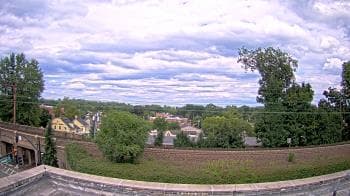 Weather camera view of Madison Public Safety Building.