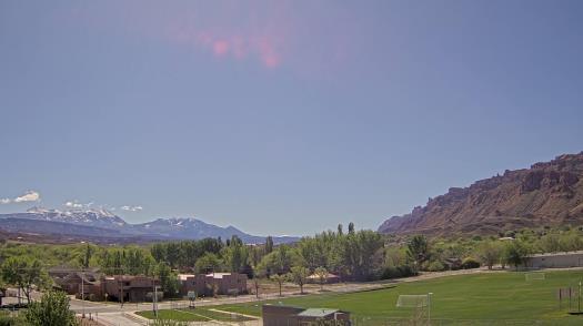 Weather camera view of Grand County HS.