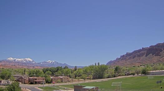 Weather camera view of Grand County HS.