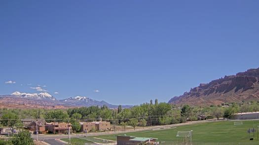 Weather camera view of Grand County HS.