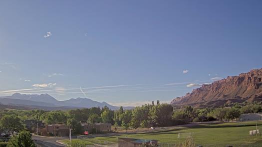 Weather camera view of Grand County HS.