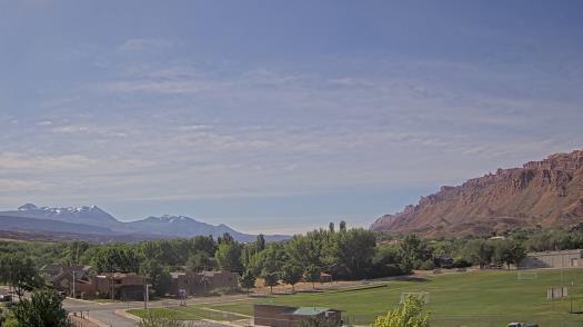 Weather camera view of Grand County HS.