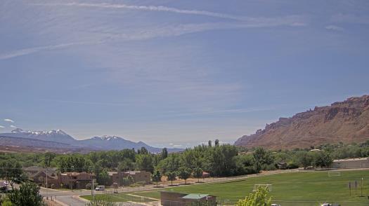 Weather camera view of Grand County HS.