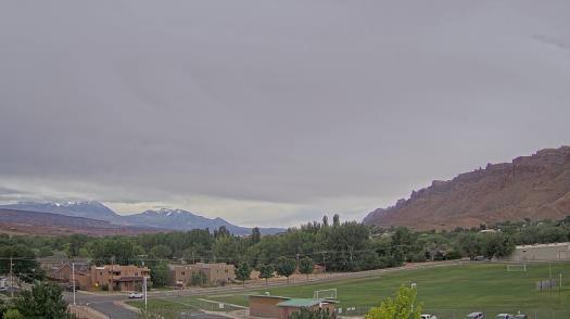 Weather camera view of Grand County HS.