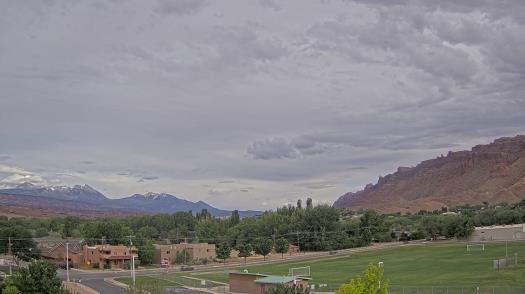 Weather camera view of Grand County HS.