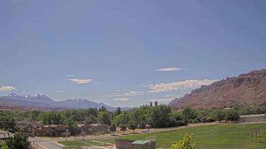 Weather camera view of Grand County HS.