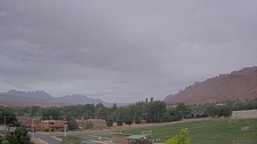 Weather camera view of Grand County HS.