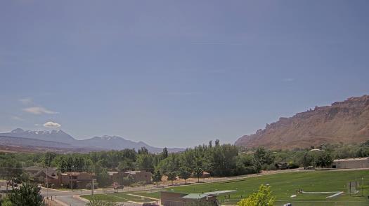 Weather camera view of Grand County HS.