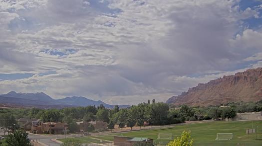 Weather camera view of Grand County HS.