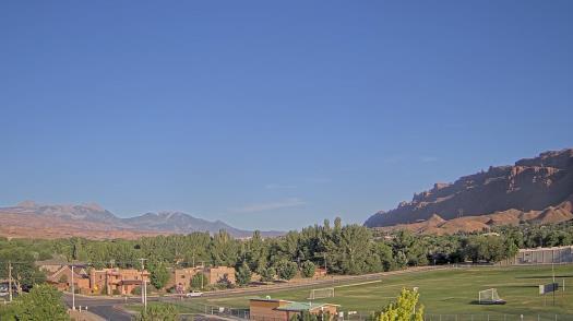 Weather camera view of Grand County HS.