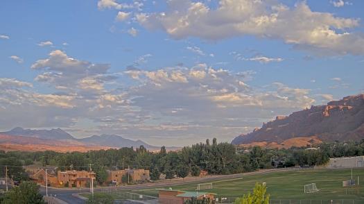 Weather camera view of Grand County HS.