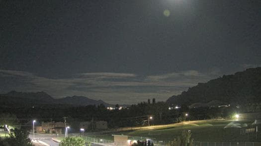 Weather camera view of Grand County HS.