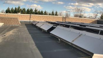 Weather camera view of Langley School.