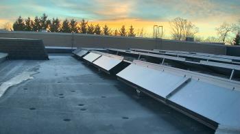 Weather camera view of Langley School.