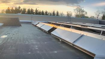 Weather camera view of Langley School.