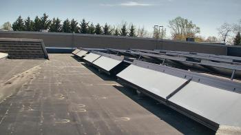 Weather camera view of Langley School.