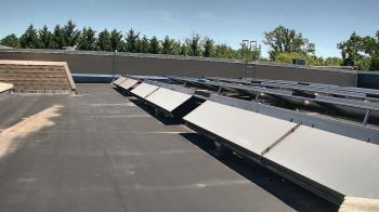 Weather camera view of Langley School.