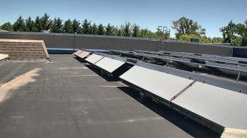 Weather camera view of Langley School.