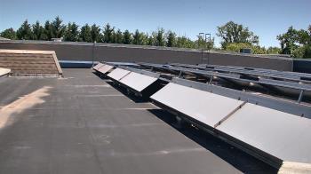 Weather camera view of Langley School.