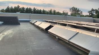 Weather camera view of Langley School.