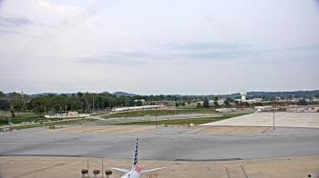 Weather camera view of Harrisburg International Airport.