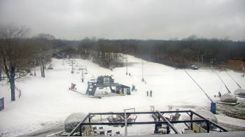 Weather camera view of Powder Ridge Ski Resort.