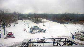 Weather camera view of Powder Ridge Ski Resort.