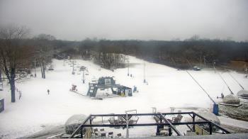 Weather camera view of Powder Ridge Ski Resort.