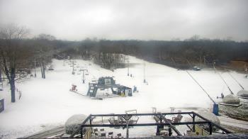Weather camera view of Powder Ridge Ski Resort.