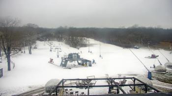 Weather camera view of Powder Ridge Ski Resort.