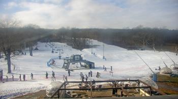 Weather camera view of Powder Ridge Ski Resort.