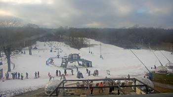 Weather camera view of Powder Ridge Ski Resort.