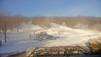 Weather camera view of Powder Ridge Ski Resort.