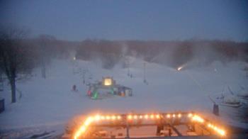 Weather camera view of Powder Ridge Ski Resort.