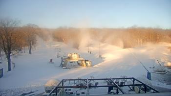 Weather camera view of Powder Ridge Ski Resort.