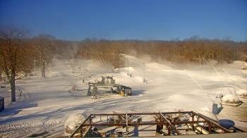 Weather camera view of Powder Ridge Ski Resort.