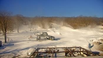 Weather camera view of Powder Ridge Ski Resort.