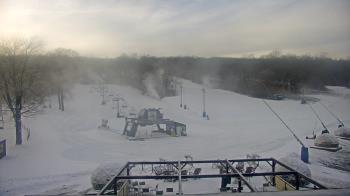 Weather camera view of Powder Ridge Ski Resort.