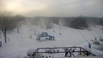 Weather camera view of Powder Ridge Ski Resort.