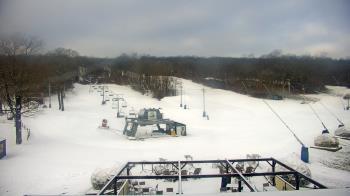 Weather camera view of Powder Ridge Ski Resort.